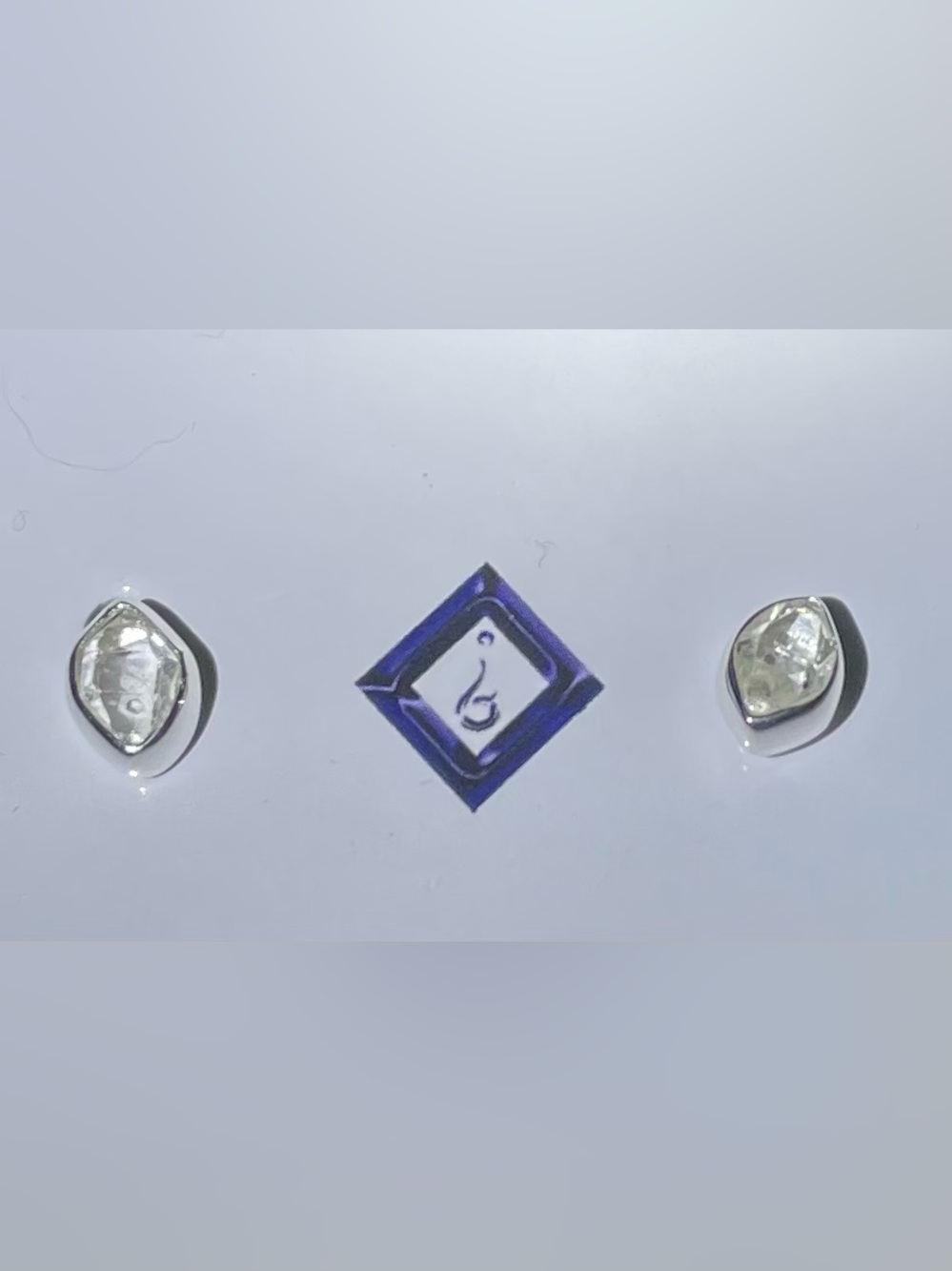 Herkimer Crystal stud earrings